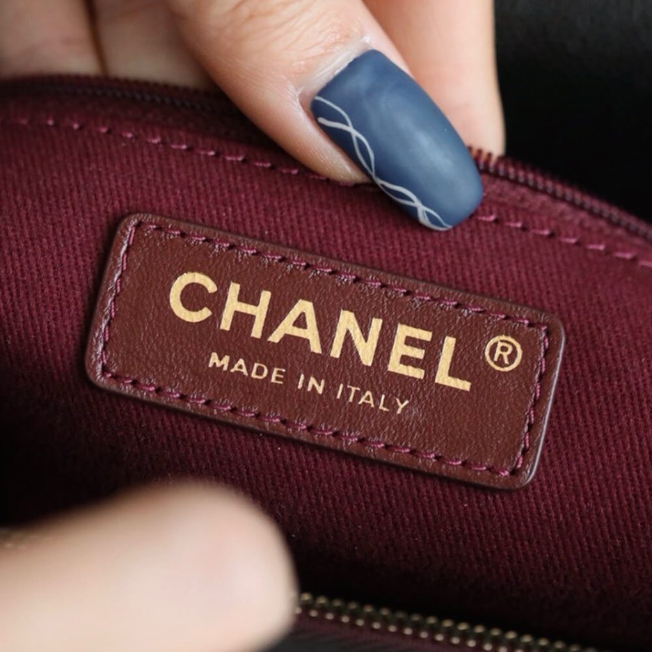 Ch*el large flap bag with top handle(high-end grade)