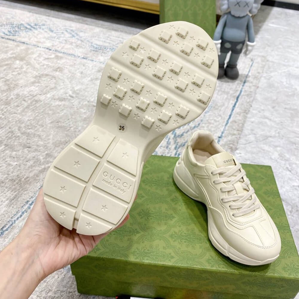 rhyton G*u*i logo leather sneaker