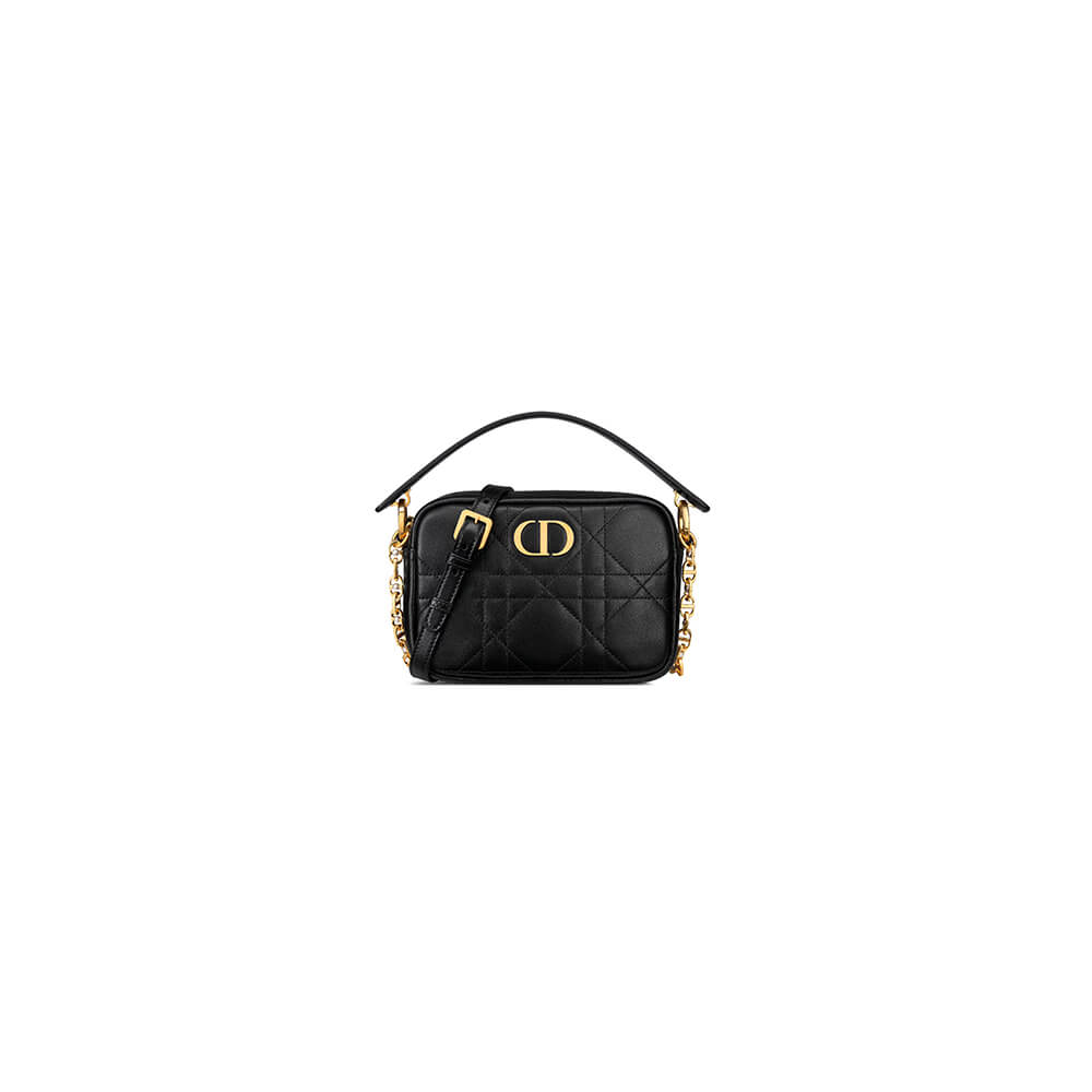small D*or caro top handle camera bag
